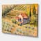 Designart - Little Farm In Countryside - Country Canvas Wall Art Print